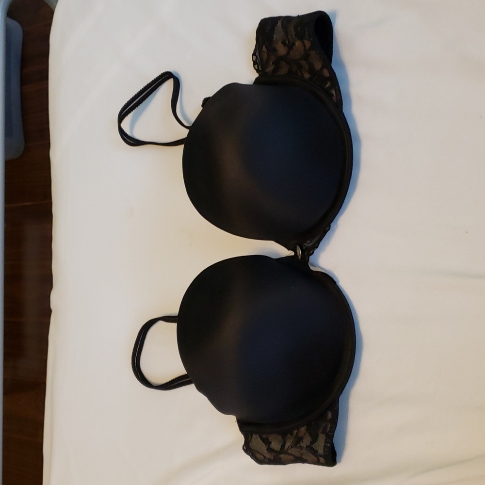 DKNY - Black Lace Pushup Bra